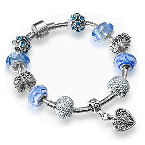 A-TE-Armband-Charms-Blau-Kristall-Lilablau-Muranoglas-Herz-Anhnger-lzweig-Beads-Damen-Geschenk-JW-B33-0