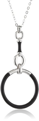 Joop-Damen-Halskette-mit-Anhnger-Halskette-Epoxy-schwarz-925-Sterling-Silber-JPNL90619A450-0