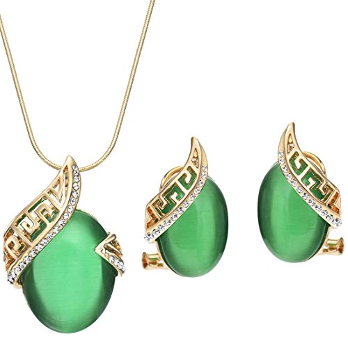 Neoglory-Jewellery-14-K-Gold-Schmuckset-mit-Opal-und-Strass-grn-0