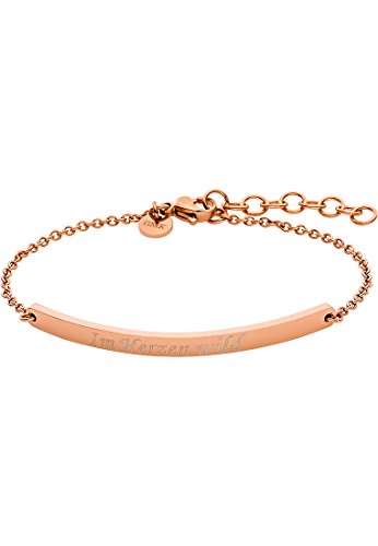 GMK Collection by CHRIST Damen-Armband Edelstahl One Size, rosé