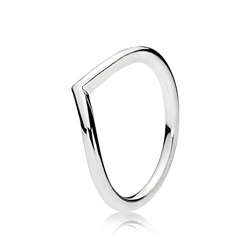 Pandora Damen Polished Wishbone Ring Sterling Silber 196314-56